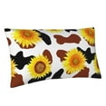 thumbnail image 2 of Bingfone Sunflower Cow Printed Pillowcase 20x36 inches - Standard Pillow Cases with Envelope Closure,Gifts for Women Men, 2 of 9