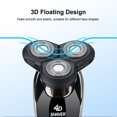thumbnail image 4 of Yeacher Electric Shaver Multi-Functional Rechargeable Shaving-Razor Washable Three-Blade Beard-Razor, 4 of 7