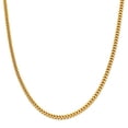 thumbnail image 1 of LOVEBLING 10K Yellow Gold 4mm Plain Hollow Franco Chain Necklace (26"), 1 of 5