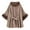 Khaki, variant on Women's Fashion Cape Shawl Jacket - Loose Plus Size, Temperament Design, Beige