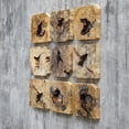 thumbnail image 5 of 04360-Uttermost-Bahati - Wall Decor (Set of 9)-16 Inches Tall and 16 Inches Wide, 5 of 8