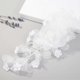 thumbnail image 1 of Bride Wedding Hair Pins White Chiffon Flowers Headdress Elegant Style Wedding Accessories 1Set, 1 of 2