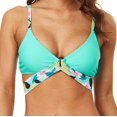 thumbnail image 6 of Women's Floral Bikini Swimsuit Tie Back Ruched Two Piece Bathing Suit, 6 of 6