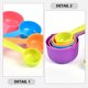 thumbnail image 5 of GOOHOCHY 1 juego de tazas medidoras, cucharas, tazas medidoras anidadas, suministros para medir harina, 5 of 8