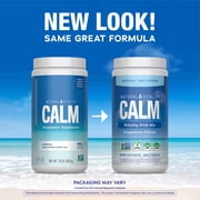 CALM Magnesium Powder Supplement | Unflavored | 16 Ounces | by Natural Vitality