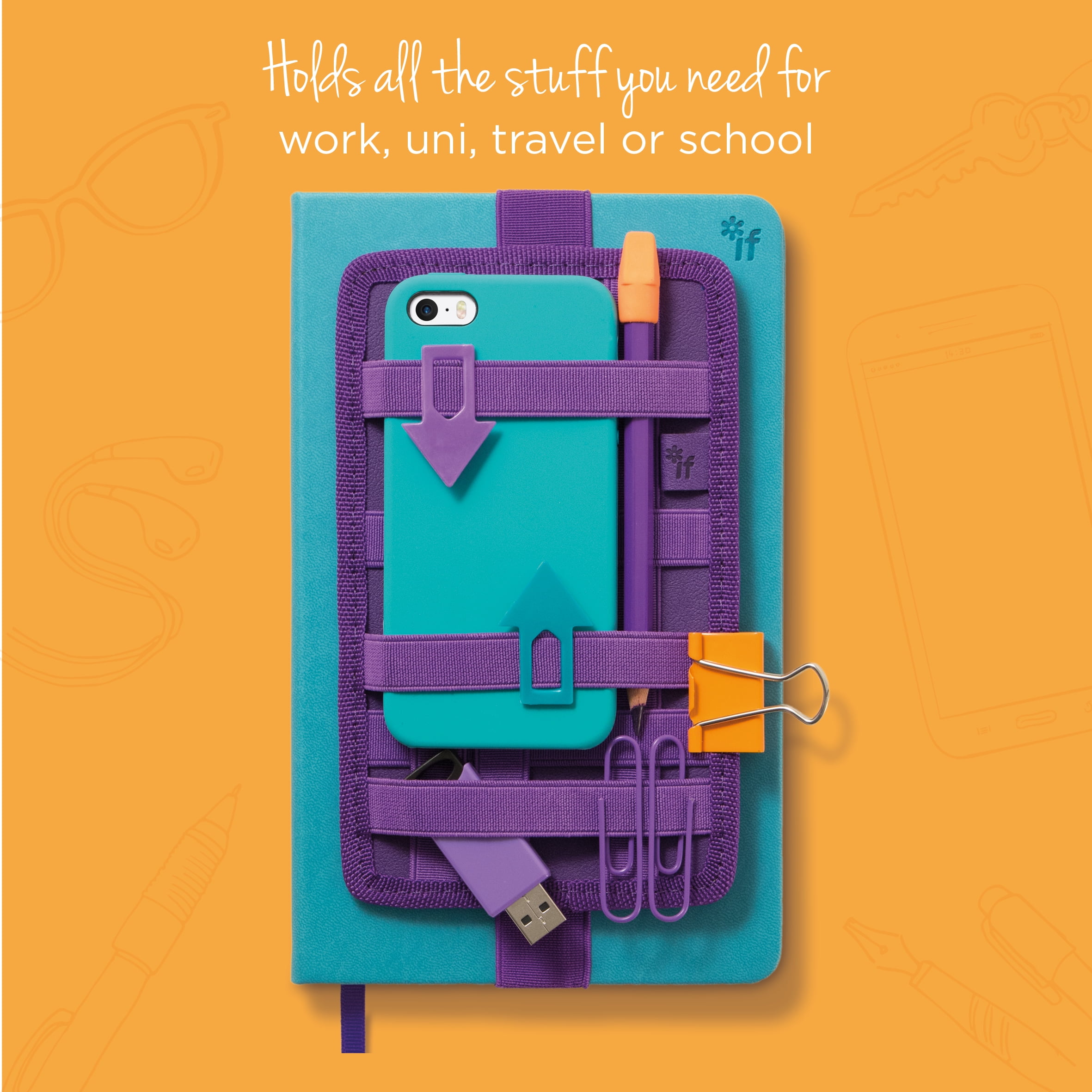 Bookaroo Notebook Tidy Purple (Other)