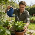 thumbnail image 4 of Watering Can For Indoor And Outdoor Plants Flower Watering Pot Long Spout Water Can For Garden, Flower, House Plants - 1.8l/1/2 Gallon More Color, 4 of 6
