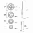 thumbnail image 1 of 50Pcs Diamond Cutting Wheel Kit for Rotary Tools Die Grinder Metal Cut Off Disc, 1 of 4