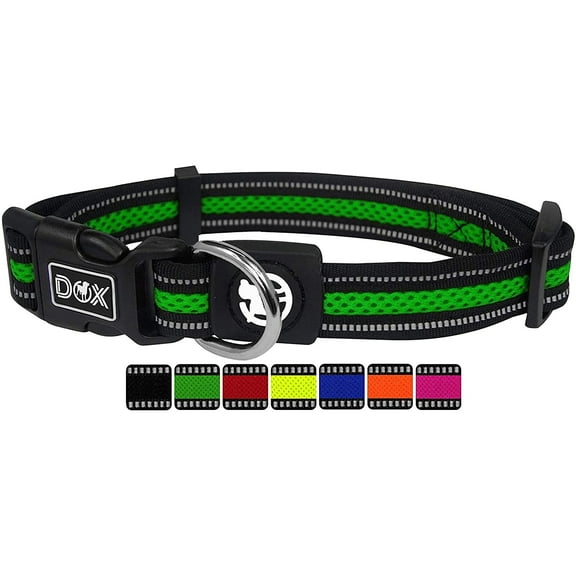 Reflective Airmesh Dog Collar - Strong And Adjustable Collars Dogs - M