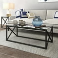 thumbnail image 2 of Evelyn&Zoe Dixon 46" Wide Rectangular Coffee Table, Blackened Bronze, 2 of 10