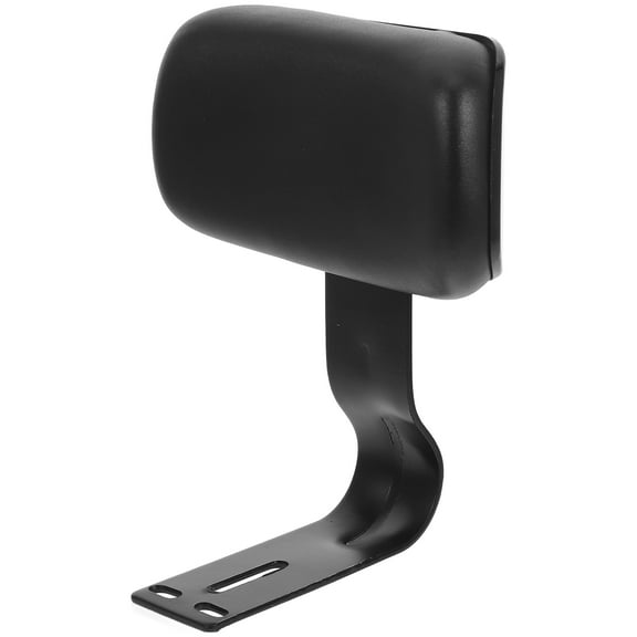 BESTOYARD Motorcycle Rear Seat Backrest Black Cushion Comfortable Steel Frame Easy to Install