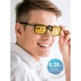 thumbnail image 5 of TINHAO Polarized Clip On Night Driving Glasses Yellow Lens Wear Over Prescription Glasses UV400 Protection Anti Glare, 5 of 8