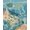 Blue, Pattern 1, variant on Design&I 8'x10' Washable Area Rug Blue Oceanic Hues with Marine Life Motifs Seascape, Turtle and Fish Serene for Living Room, Family Extra Large Skid-Resistant Low Profile