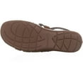 thumbnail image 6 of womens baretraps kaiser strappy flat sandals, brush brown, 6 of 6