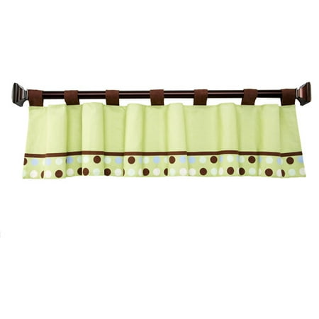 Little Bedding by NoJo - Jungle Pals Window Valance