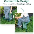 thumbnail image 2 of Garden Kneeler And Seat - Protects Your Knees, Clothes From Dirt & Grass Stains - Foldable Stool For Ease Of Storage - Sturdy and Lightweight - Bench Comes With A Free Tool Pouch, 2 of 8