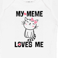 thumbnail image 4 of Inktastic My Meme Loves Me Girls Girls Baby Bodysuit, 4 of 5