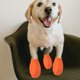 thumbnail image 3 of EeaseMX 4 fundas impermeables para zapatos de lluvia, antideslizantes, para exteriores, duraderas, para mascotas, gatos y perros (naranja, talla S), 3 of 8