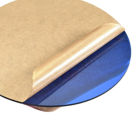 Acrylic Sheet Circle Round Disc,Blue,Translucent,2mm Thick,3" Diameter,Acrylic Round Sheet(80mm)