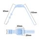 thumbnail image 2 of Correa De Reloj Compatible Con Garmin Fit Jr3, Correa Deportiva De Silicona Suave, Pulsera De Repuesto Advancent EL017229-10, 2 of 5