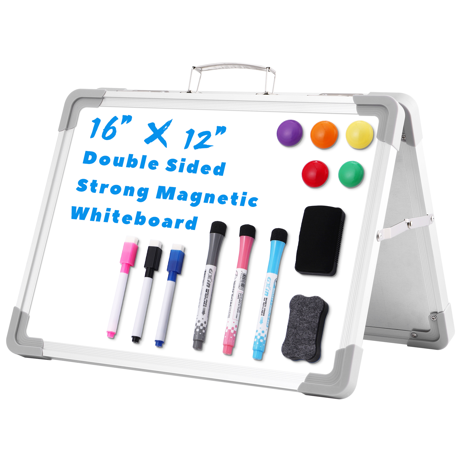 STOBOK Dry Erase Board Double Sided Whiteboard Portable Easy
