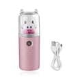 thumbnail image 2 of Bewildely USB Sprayer Maker Portable 30ml Mini humidificador Fogger Face Steamer Viajar Camping Atomizador Instrumento de belleza Humidificadores Tipo 1 Rosa, 2 of 6