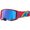 Red/Blue / Blue Mirror Lens, variant on ALPINESTARS GOGGLES Supertech Goggle - Corp - White - ABS Vision - Gold Mirror Lens 5100325-2044