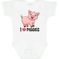 thumbnail image 3 of Inktastic I Love Piggies- Cute Pig Boys or Girls Baby Bodysuit, 3 of 5
