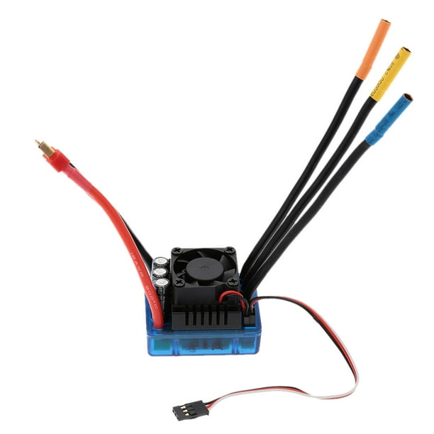 80A Brushless ESC Electric Speed Controller with 6.1V/3A SBEC for 1/8 ...