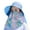Blue, variant on Koszal Women Summer Fashion Anti-UV Floral Print Sunhat Wide Brim Neck Face Cover Cap