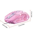 thumbnail image 4 of Gaming Mouse Low-noise 7 Color 7 Color Backlight Backlight 6 Key Anti-slip Mechanical Mouse Gaming Accessory, Pink, 4 of 9