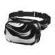 thumbnail image 2 of Fotbe Abstract Black White Swirls Cangurera Cuadrada con Estampado de Doble Capa, Bolsa de Cintura Ajustable Mini para Hombres y Mujeres, 2 of 9
