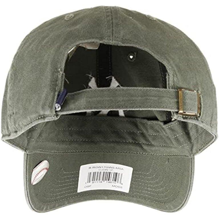 47 New York Yankees Clean Up Dad Hat Cap Strapback Moss 47 New York Yankees Clean Up Dad Hat Cap Strapback Moss