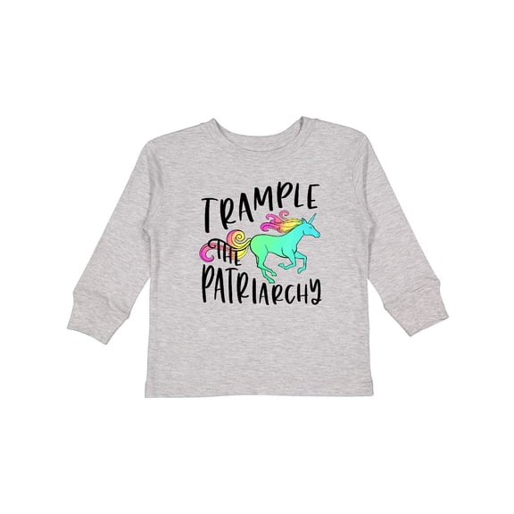 Inktastic Women's Rights Trample the Patriarchy Boys or Girls Long Sleeve Toddler T-Shirt