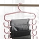 thumbnail image 5 of Yuarrent Estante de almacenamiento de pantalones 5 en 1 multifuncional, 2 uds., estante de almacenamiento ajustable para pantalones, organizador de Almacenamiento y organización del hogar Rosado Yuarrent HA004464-02, 5 of 6