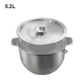 thumbnail image 1 of Stainless Steel Soup Oil Filter Pot with Lid 19 x 13/21 x 14/23 6 x 15cm, 1 of 11