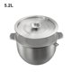 thumbnail image 2 of Stainless Steel Soup Oil Filter Pot with Lid 19 x 13/21 x 14/23 6 x 15cm, 2 of 11