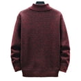 thumbnail image 2 of Innerwin Manteau Homme à Blocs de Couleur Manches Longues Confortable Rouge Vin TTG, 2 of 3