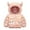 Pink, variant on QISIWOLE Toddler Kids Winter Jackets Boy Girls Solid Color Hooded Coat Warm Padded Windproof Outwear Snowsuit
