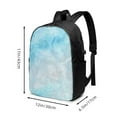 thumbnail image 4 of YFYANG 17" Laptop Backpack, Blue Dream Texture Fashion Travel Work Backpack with USB and Headphone Cable Interface for Men and Women, 4 of 8