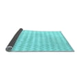 thumbnail image 2 of Ahgly Company Indoor Rectangle Solid Light Blue Modern Area Rugs, 2' x 4', 2 of 4