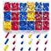 thumbnail image 3 of 1200PCS Electrical Connector Kit-Sopoby Automotive Insulated CrimpTerminals Connectors for Wiring Mixed Ring Fork Spade Butt Connector Set, 3 of 10