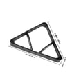 thumbnail image 2 of Luxshiny Plastic Billiards Rack Pool Triangle Rack Black 1Set, 2 of 8