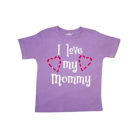 

Inktastic I Love my Mommy- hearts Gift Toddler Boy or Toddler Girl T-Shirt