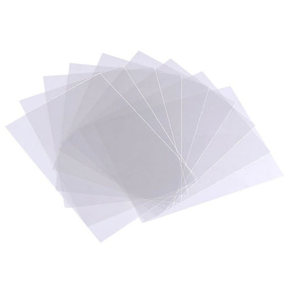 WHAMVOX Transparent PET Film Sheets for Box Packaging Materials 10pcs Heat Resistant Clear Plastic Sheet