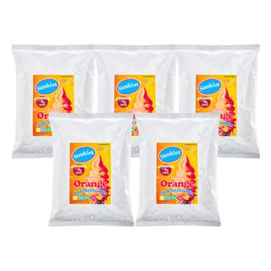Sunkist Orange Soft Serve Mix 2lb - Tangy &amp; Creamy Delight | Perfect for Homemade Soft Serve Desserts