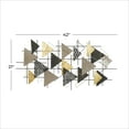 thumbnail image 3 of DecMode Black Metal Contemporary Wall Decor, 3 of 9