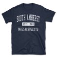 thumbnail image 1 of South Amherst Massachusetts Classic Established Men's Cotton T-Shirt, 1 of 1