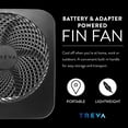 thumbnail image 2 of Ventilador PORTÁTIL Treva de 25 cm con batería y adaptador AC 2 velocidades, 2 of 6
