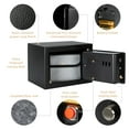 thumbnail image 6 of LOCKSWORTH 0.2 Cubic Feet Electronic Digital Safe Box, Steel Money Safe Box for Home with Fireproof Money Bag for Cash Safe Hidden, Black, 6 of 8
